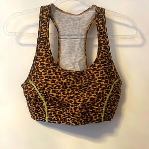 FABLETICS Leopard Print Sports Bra NWOT